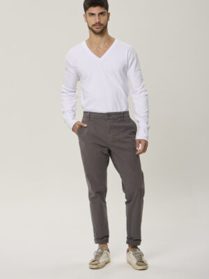 Camiseta Interlock M/L Escote V