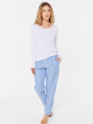 Pantalon de pijama de verano para mujer poplin Bari