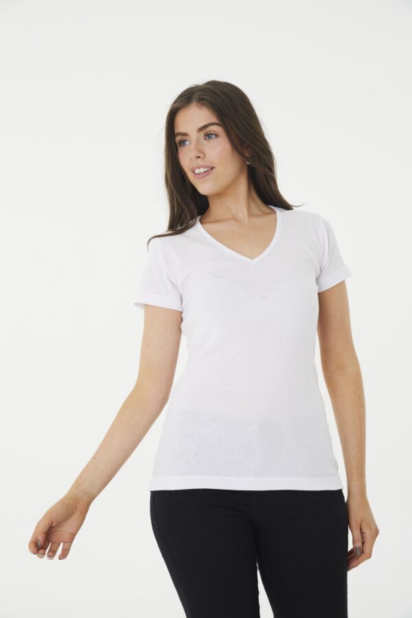 Remera RIBB escote V - Imagen 4