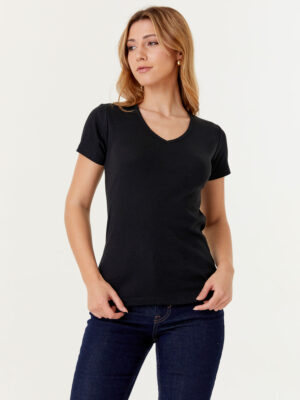 Remera para mujer RIBB escote V