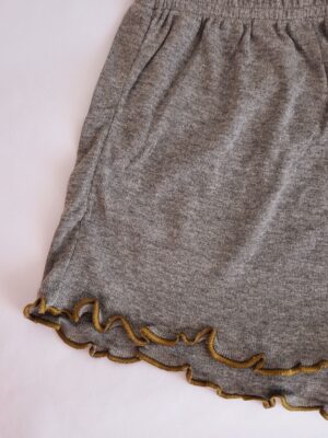 Short ribb pijama detalles color