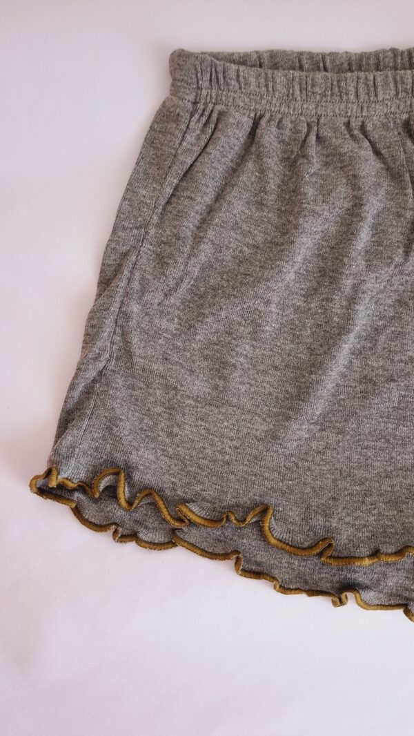 Short ribb pijama detalles color
