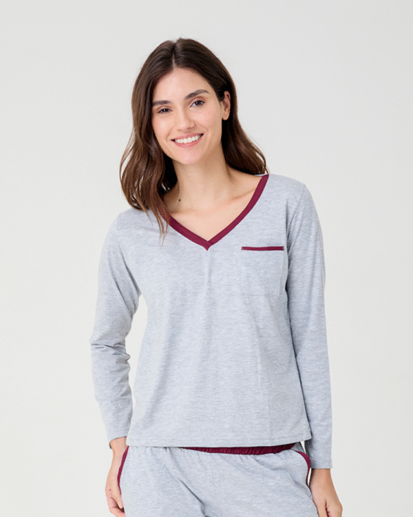 Remera M/L del Pijama Siena