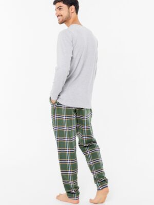 Pijama de Hombre Viyela escote en V