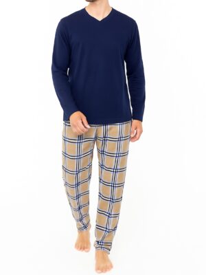 Pijama de Hombre Viyela escote en V