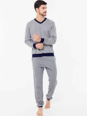 Pijama de Hombre Interlock escote en V