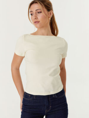 Remera de Mujer Escote Bote