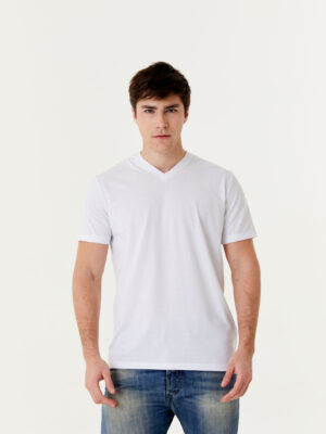 Remera Básica para Hombre - Escote en V
